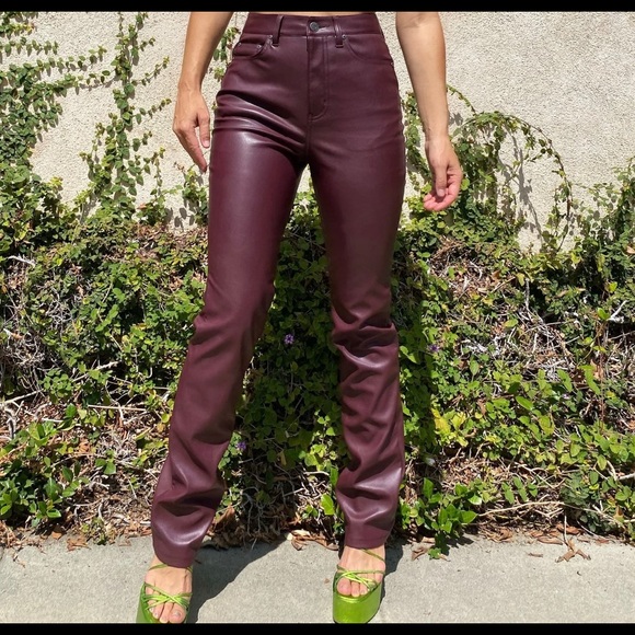 Afrm Vegan Leather Pants Blazer And 
